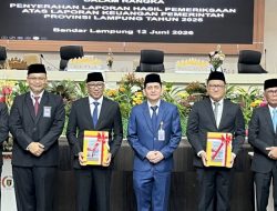 Pemprov Lampung Kembali Raih Opini WTP, Pertahankan Prestasi 12 Tahun Berturut-turut