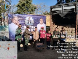 DPP Relawan PRANTARA Indonesia Serahkan Bantuan Logistik Gempa NTT melalui PMI Manggarai Barat