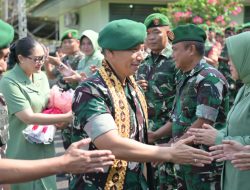 Kunker ke Kodim 0421/Lamsel, Danrem 043/Gatam Tegaskan Babinsa Harus Peka, Kepedulian kepada Keluarga Prajurit Diperkuat