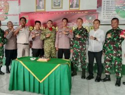 Kado HUT ke-81 TNI dari Lintas Instansi, Sinergi TNI-Polri Makin Solid di Natar Dan Tegineneng